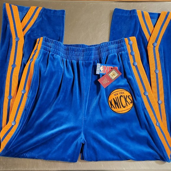 RARE Men's Vintage NBA Knicks Velour Warmup Suit - XXL - Picture 9 of 15